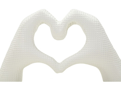 MAINS AMOUREUSES BRANCAS CM 25X7,5X13,5