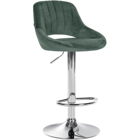 Barhocker Milet Samt chrom