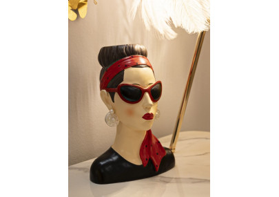 VASE FEMME HOLLYWOOD -B- CM 21X16X27