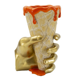 POT DE FLEURS CÔNE CM 18X16X26