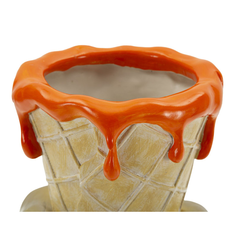 POT DE FLEURS CÔNE CM 18X16X26