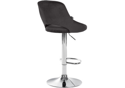 Barhocker Milet Samt chrom