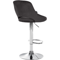 Barhocker Milet Samt chrom