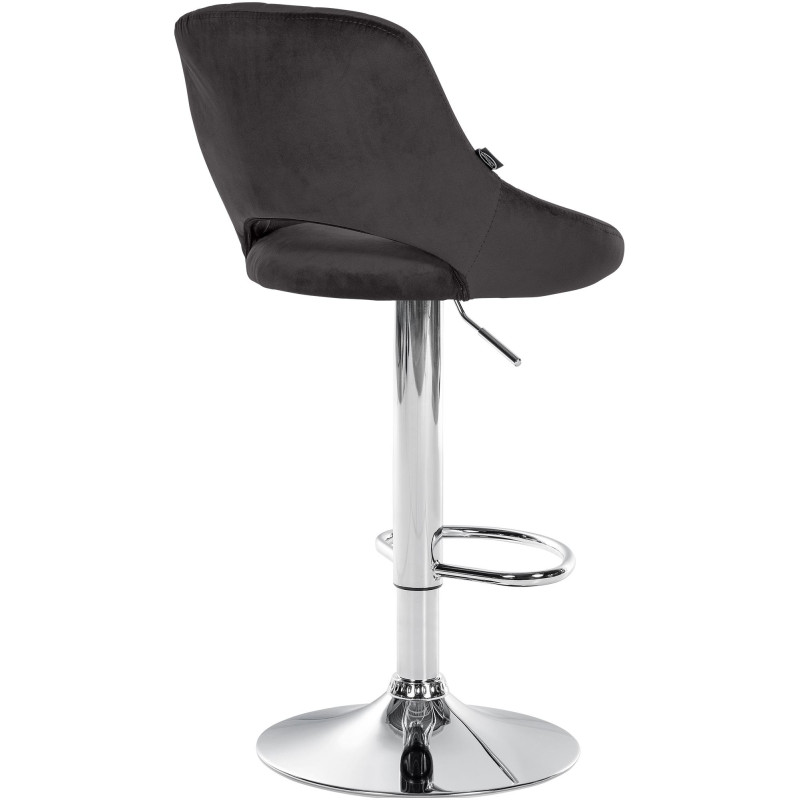 Barhocker Milet Samt chrom