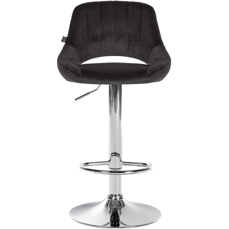 Barhocker Milet Samt chrom