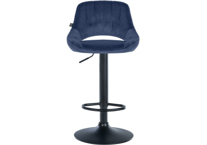 Barhocker Milet Samt schwarz