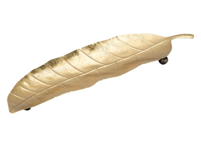 PIATTO FOGLIA LUNGO CM 38X3X11