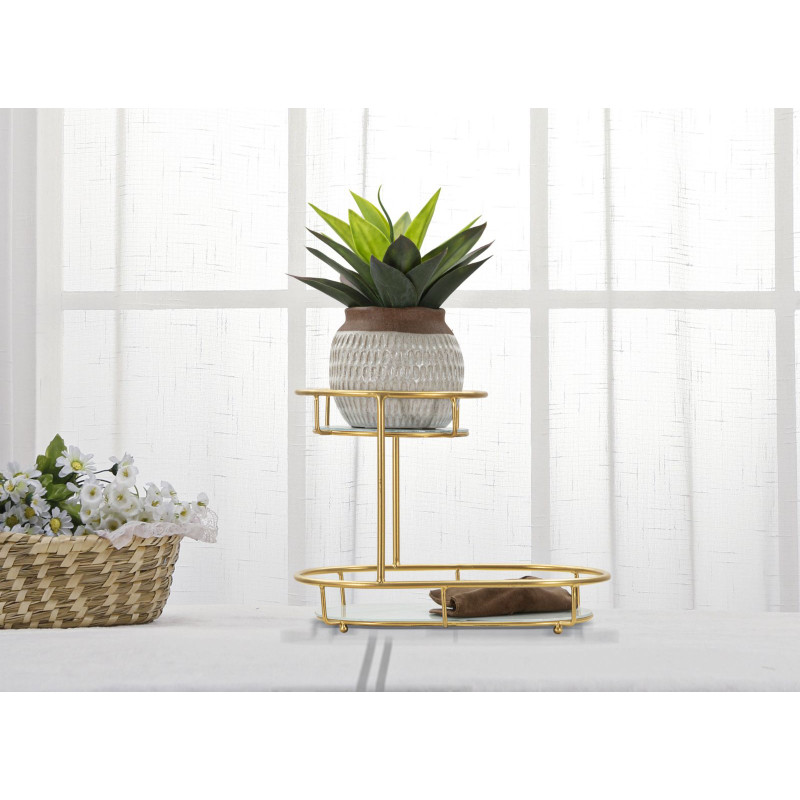 PLATEAU 2 NIVEAUX -A- CM 36X22,5X27