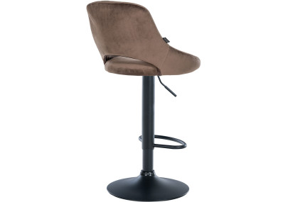 Barhocker Milet Samt schwarz