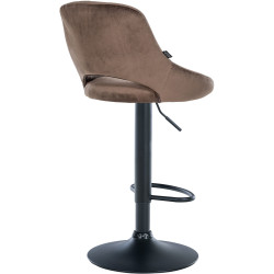 Barhocker Milet Samt schwarz