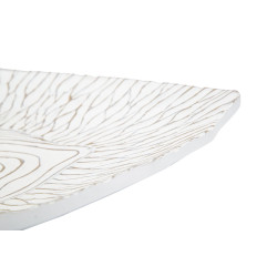 PLATEAU DÉCORATIF POLYRÉSINE CM 37X34X6