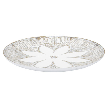 PIATTO DECORATIVO IN POLIRESINA ATENE CM Ø 35,5X4,4
