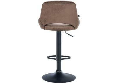 Barhocker Milet Samt schwarz