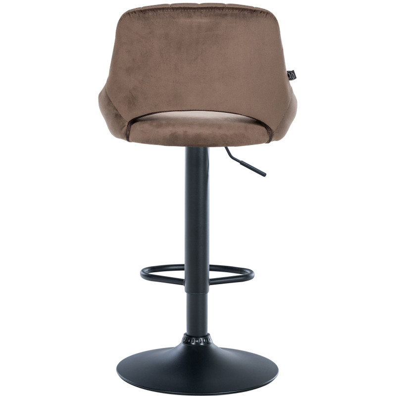 Barhocker Milet Samt schwarz