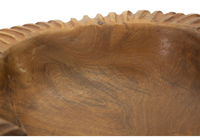 PLATEAU GARNI TECK CM 37X40X16