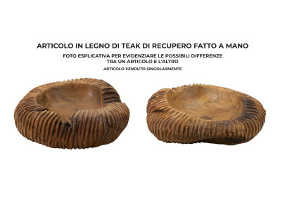 PLATEAU GARNI TECK CM 37X40X16