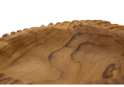 PLATEAU GARIT TECK CM Ø 32X11