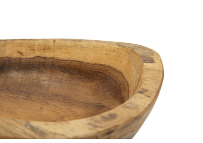 PLATEAU CUILLÈRE TECK CM 36X16X8