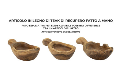 PLATEAU CUILLÈRE TECK CM 36X16X8