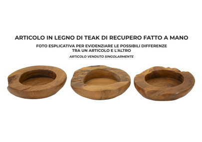 PLATEAU ERUSI TECK CM Ø 20X6