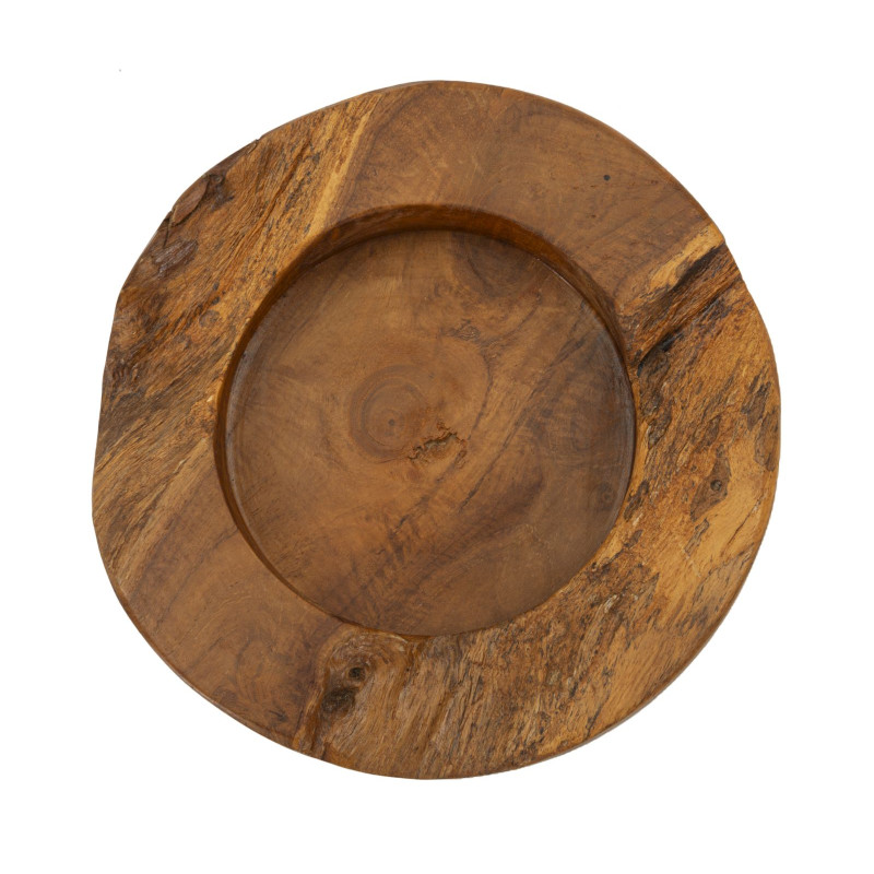 PLATEAU ERUSI PLUS TECK CM Ø 21X6