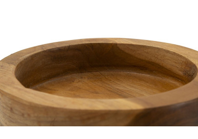 PLATEAU ERUSI SIMPLE TECK CM Ø 15X9,5