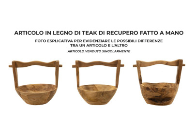 PLATEAU TIMBO TECK CM 32X25X27