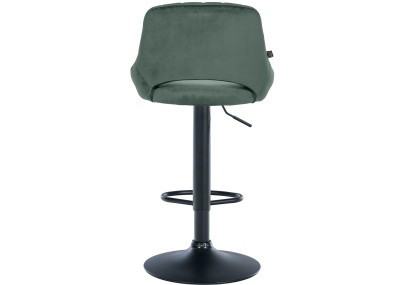Barhocker Milet Samt schwarz