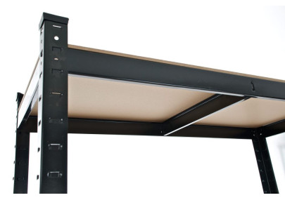 Estantería Metálica Galvanizada ~ 5 Estantes Negro,90x40x180 cm