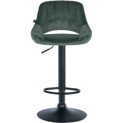 Barhocker Milet Samt schwarz