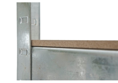 Scaffale zincato ad alta portata argento,90x40x180 cm