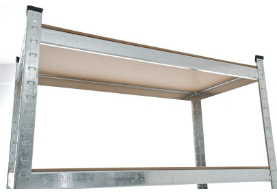 Estantería Metálica Galvanizada ~ 5 Estantes Plateado,90x40x180 cm