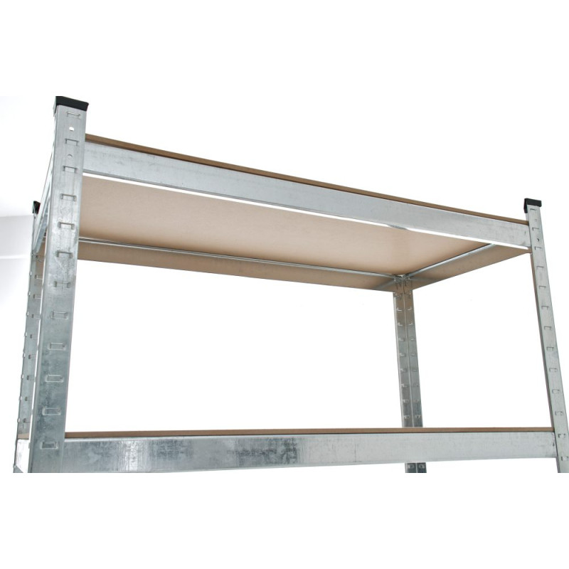 Estantería Metálica Galvanizada ~ 5 Estantes Plateado,90x40x180 cm