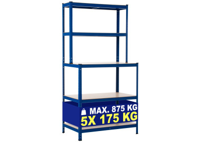 Scaffale ad Alta Portata (875 kg) blu