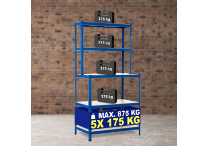 Scaffale ad Alta Portata (875 kg) blu
