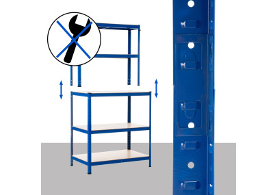 Estantería de almacenamiento Azul