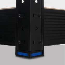 Ensemble de 2 chaises longues Palma V2 en similicuir vert