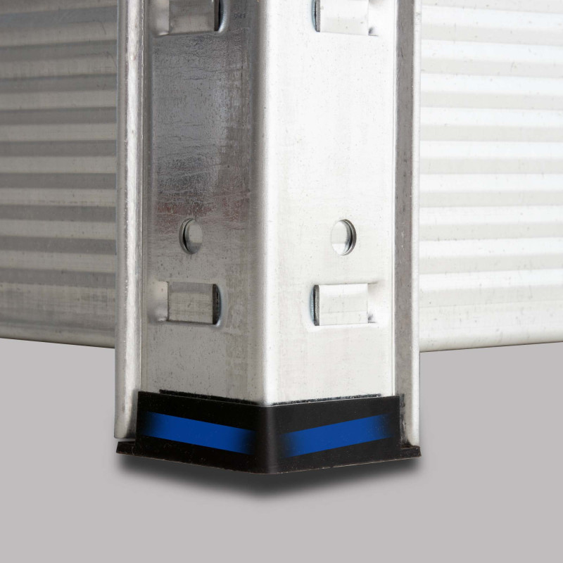 Ensemble de 2 chaises longues Palma V2 en similicuir rouge