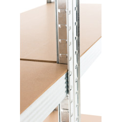 Doppio Scaffale Magazzino Alta Portata 875 KG argento