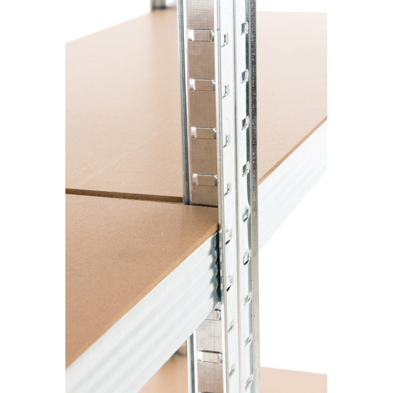 Doppio Scaffale Magazzino Alta Portata 875 KG argento