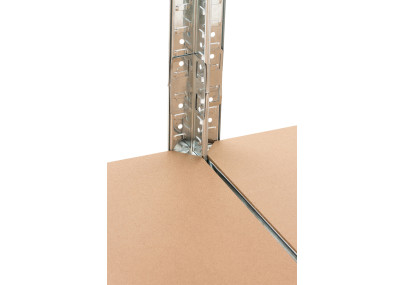 Doppio Scaffale Magazzino Alta Portata 875 KG argento