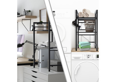 ?tag?re ? micro-ondes ? 3 niveaux Marana, noire