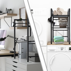 ?tag?re ? micro-ondes ? 3 niveaux Marana, noire