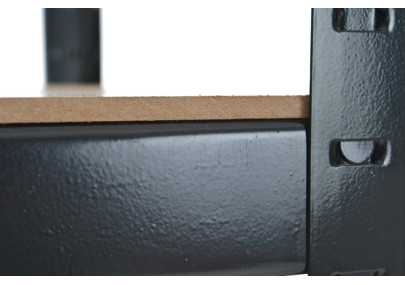 Scaffale zincato ad alta portata nero,90x40x180 cm