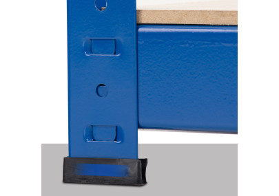 ?tag?re comprenant un ?tabli 2+3 bleu