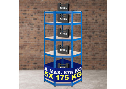 ?tag?re d'angle bleue Flint 180