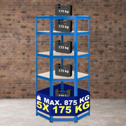 Chaise visiteur Perth, en plastique, couleur cappuccino, ronde, orange