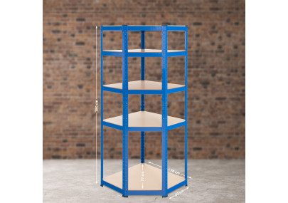 ?tag?re d'angle bleue Flint 180