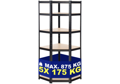 ?tag?re d'angle Flint 180, noire