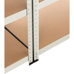 Doppio Scaffale Magazzino Alta Portata 875 KG argento